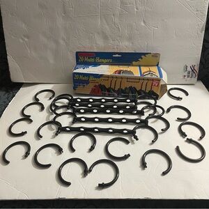 As Seen On TV Space Makers 20 Multi-Hangers Black Color